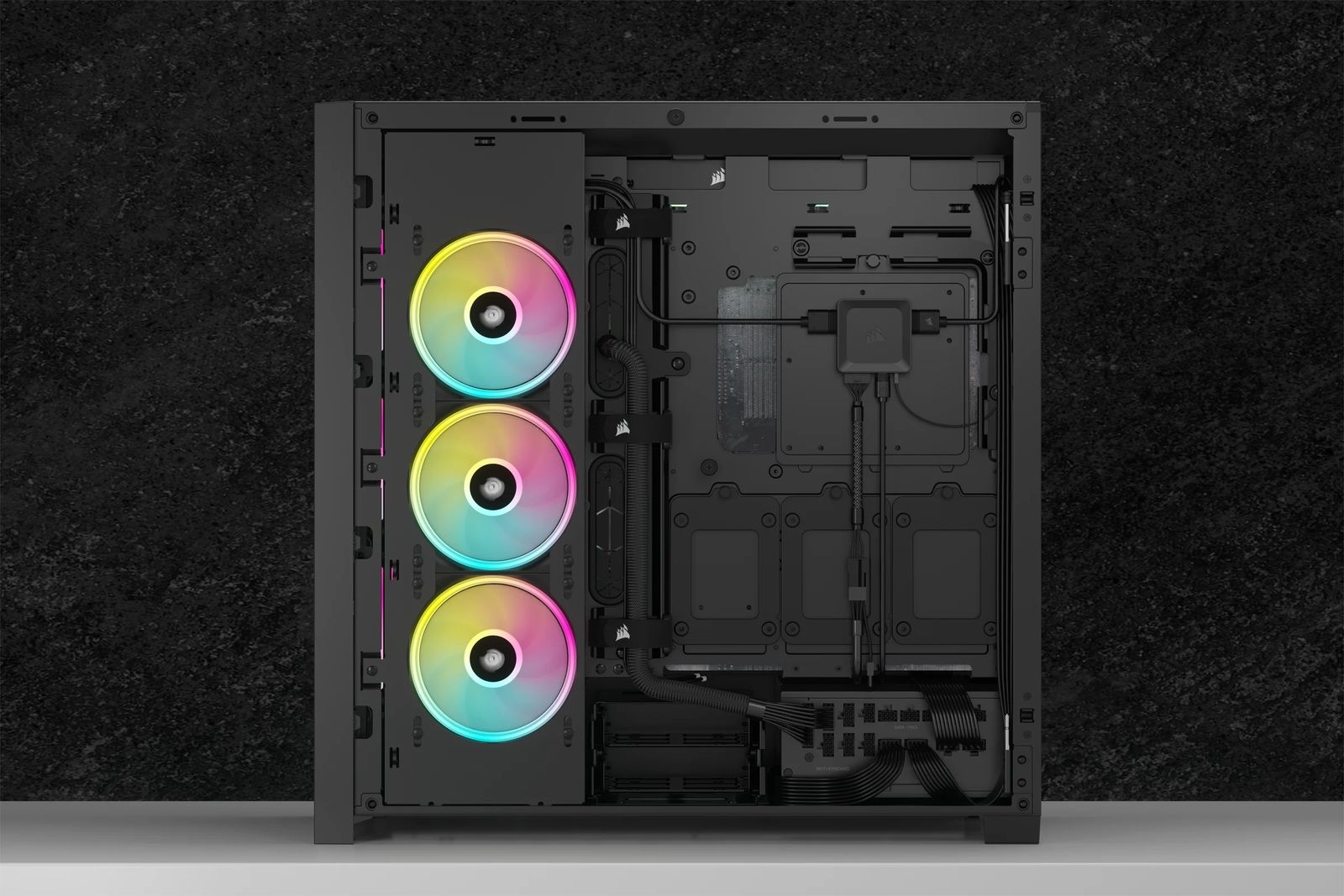 Corsair CW-9061011-WW Anzeige für PC-Kühlung, Zubehör, Schwarz, 210 g