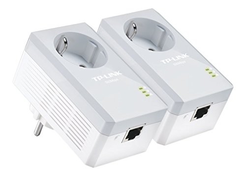 TP-Link AV500 Powerline Adapter Passthrough 2-Pack Kit 500Mbps