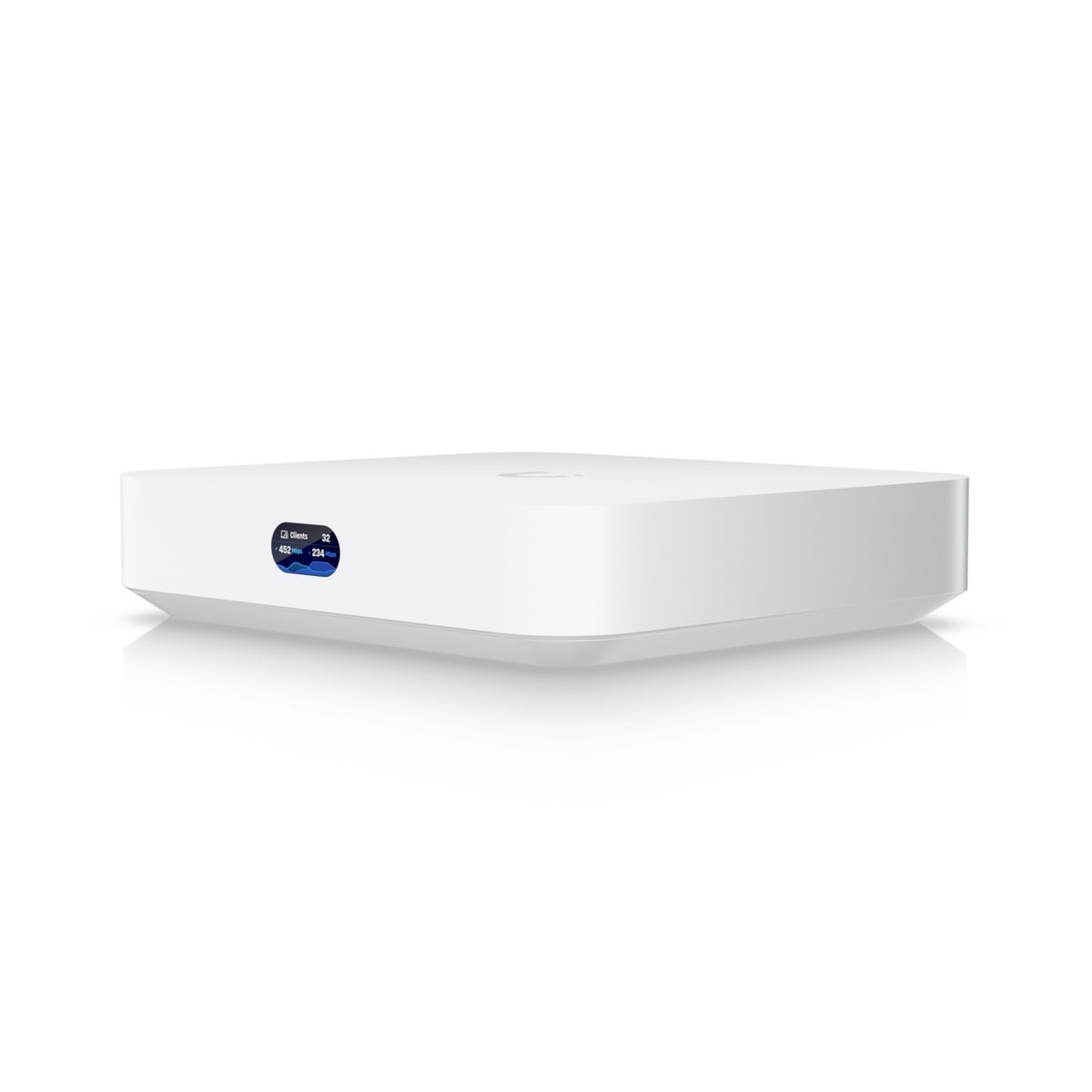 Ubiquiti UCG-MAX Cloud Gateway Max Gateway Controller 10/100/1000 Mbit/s, ARM Cortex-A53 1,5 GHz, 3 GB RAM, 512 GB SSD, Weiß, Steckertyp F (EU)