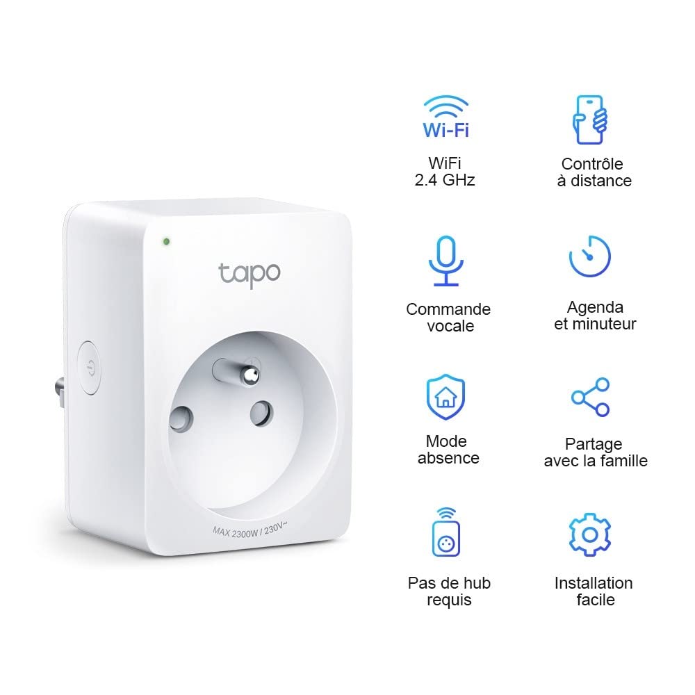 TP-Link Tapo P100 Smart Plug 2990 W Haus Weiß