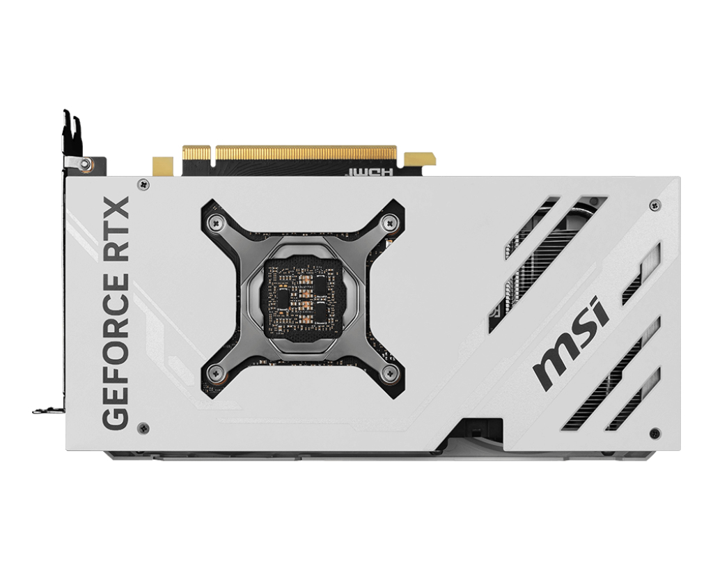 MSI NVIDIA GeForce RTX 4070 VENTUS 2X WHITE 12G OC, 12 GB GDDR6X, PCIe 4.0, 3x DisplayPort, 1x HDMI, 200 W, 8-pin, Aktivkühlung