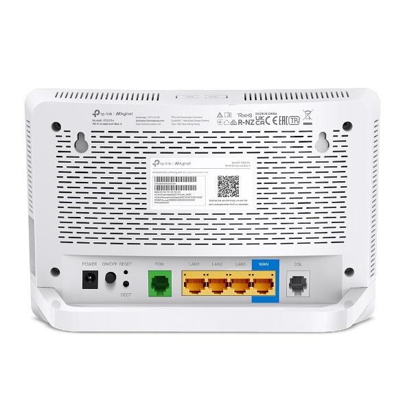 TP-Link Wi-Fi 6 Internet Box 4 WLAN-Router Gigabit Ethernet Dual-Band (2,4 GHz/5 GHz) Weiß