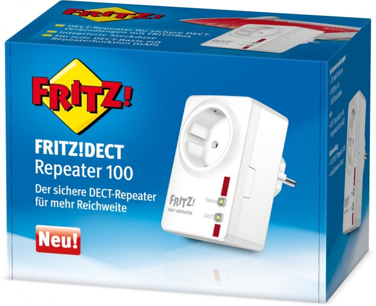 AVM FRITZ!DECT Repeater 100 Erhöht DECT-Reichweite
