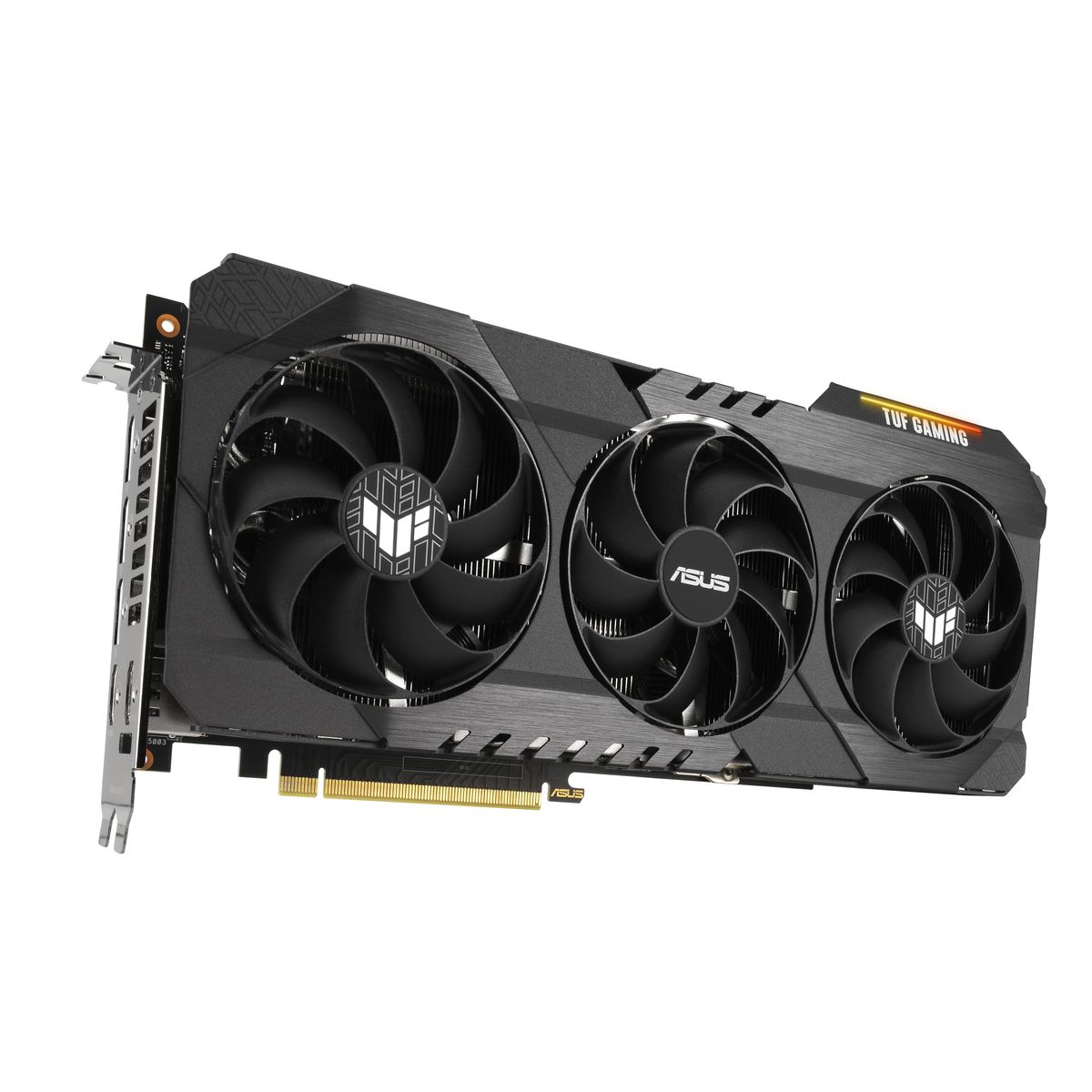 ASUS TUF Gaming GeForce RTX 3080 O12G GAMING, 12 GB GDDR6X, PCIe 4.0, HDMI 2.1 (2x), DisplayPort 1.4a (3x), 2x 8‑Pin, 2,7‑Slot, 3x Lüfter
