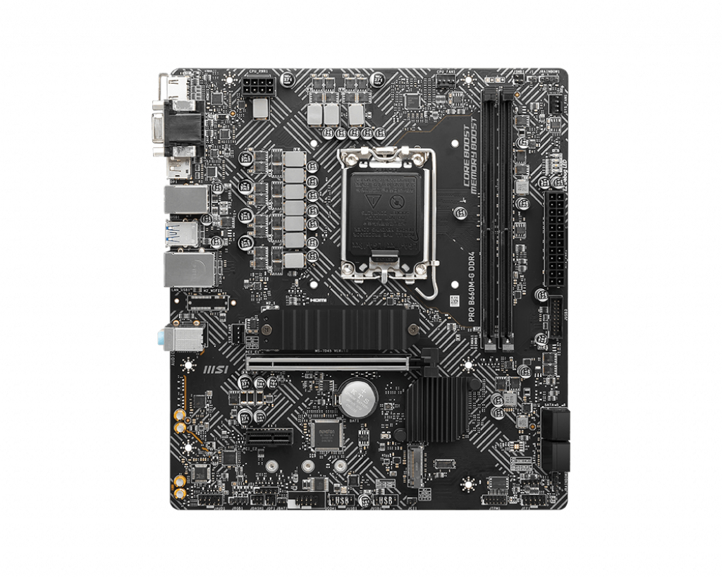 MSI PRO B660M-G DDR4 Motherboard Intel B660 LGA 1700 micro ATX