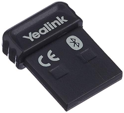Yealink BT50 Bluetooth USB Adapter, Bluetooth 4.2, 30 m Reichweite, Kompatibel mit CP900/CP700, Schwarz