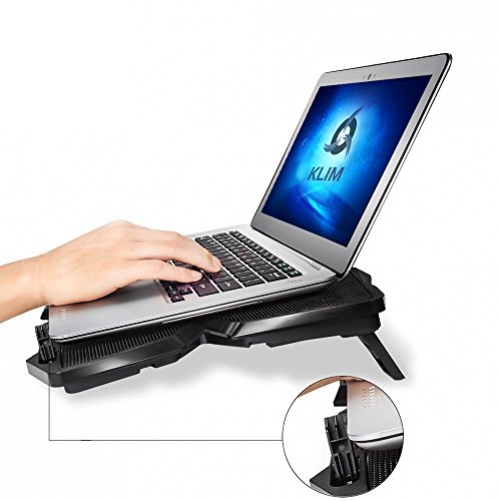 Klim Wind Gaming Laptop Kühler & Ständer für PC Mac PS4 Xbox schwarz rot