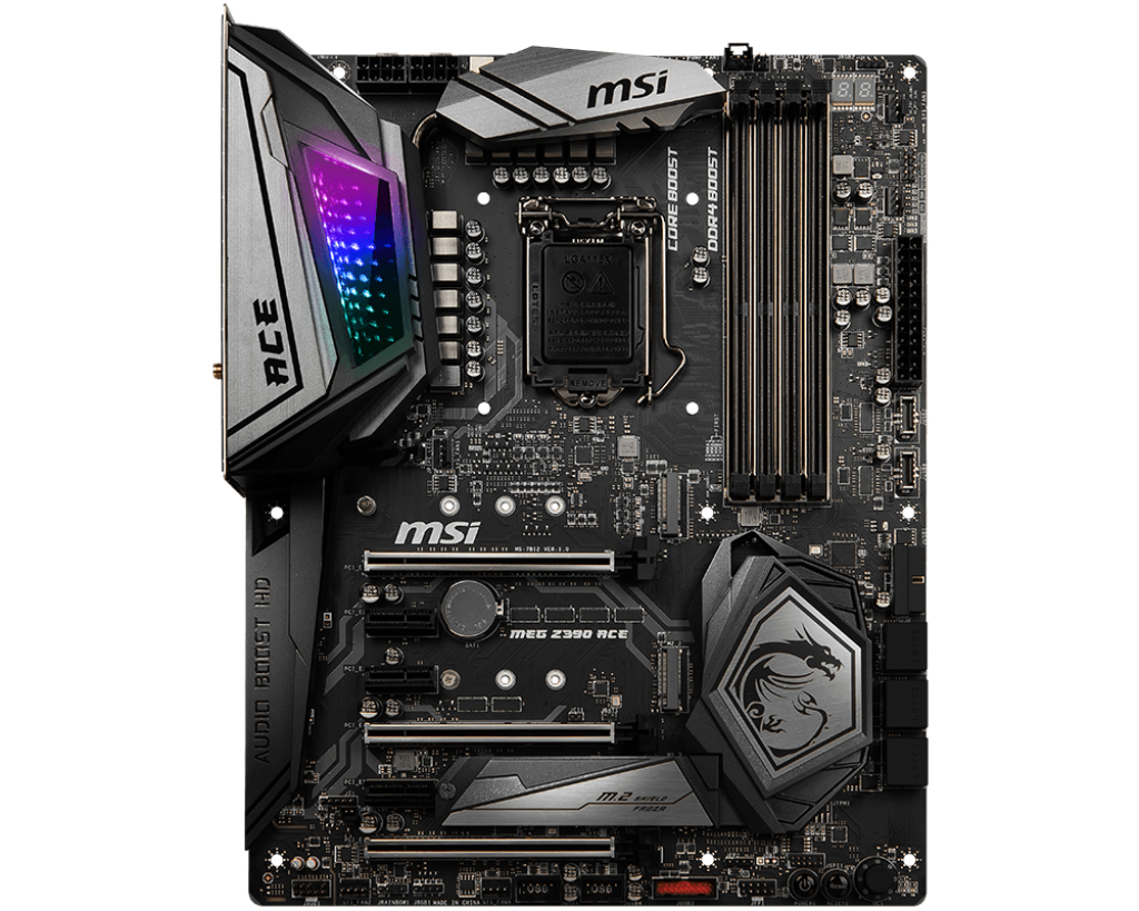 MSI MEG Z390 ACE Motherboard Intel Z390 LGA 1151 (Socket H4) ATX