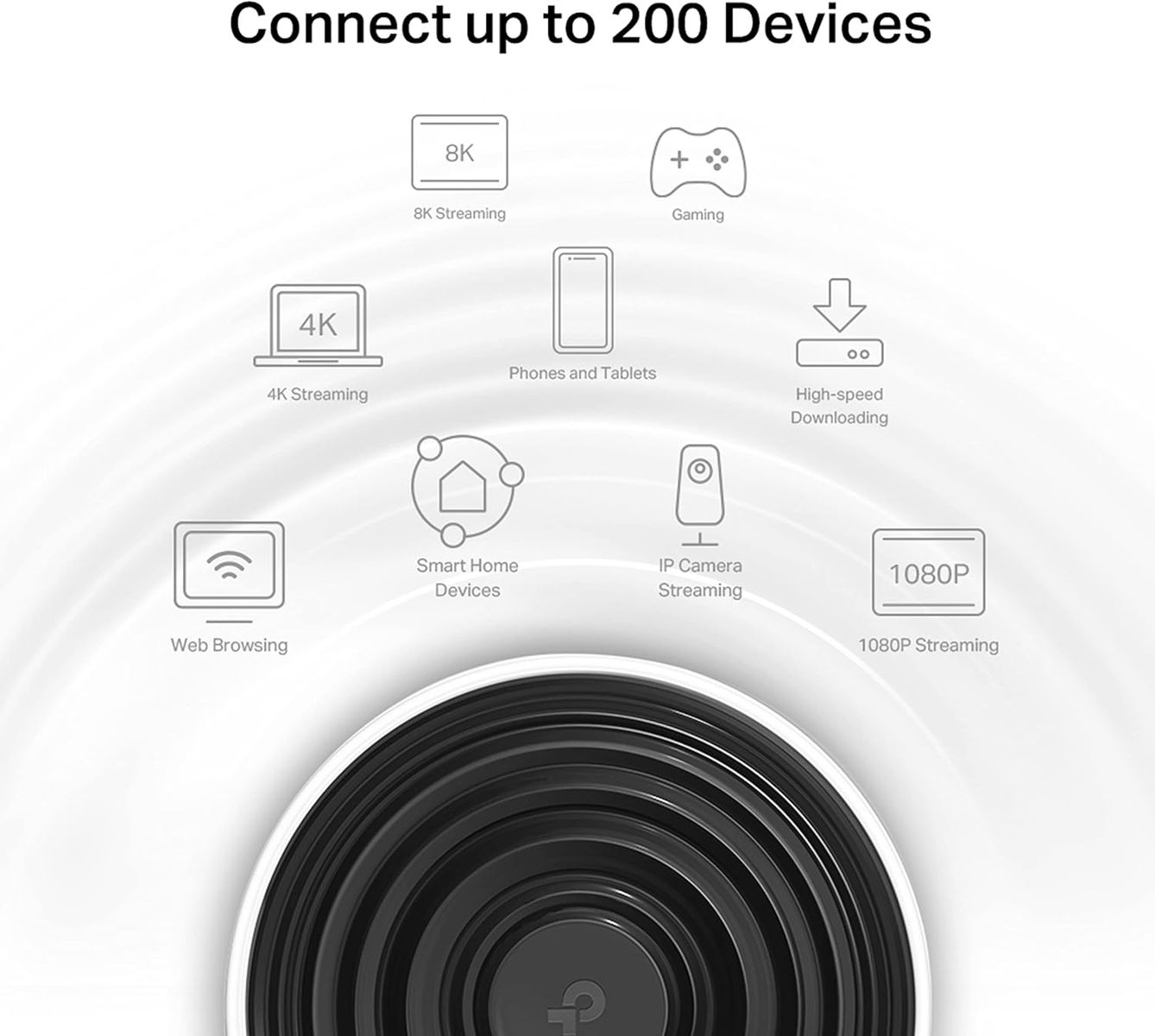TP-Link AXE5400 Tri-Band Mesh Wi-Fi 6E System, 3er Pack