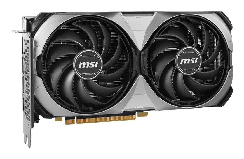 MSI GeForce RTX 4070 VENTUS 2X E 12G OC, 12 GB GDDR6X, PCIe 4.0, 2x Lüfter, 1x HDMI, 3x DisplayPort