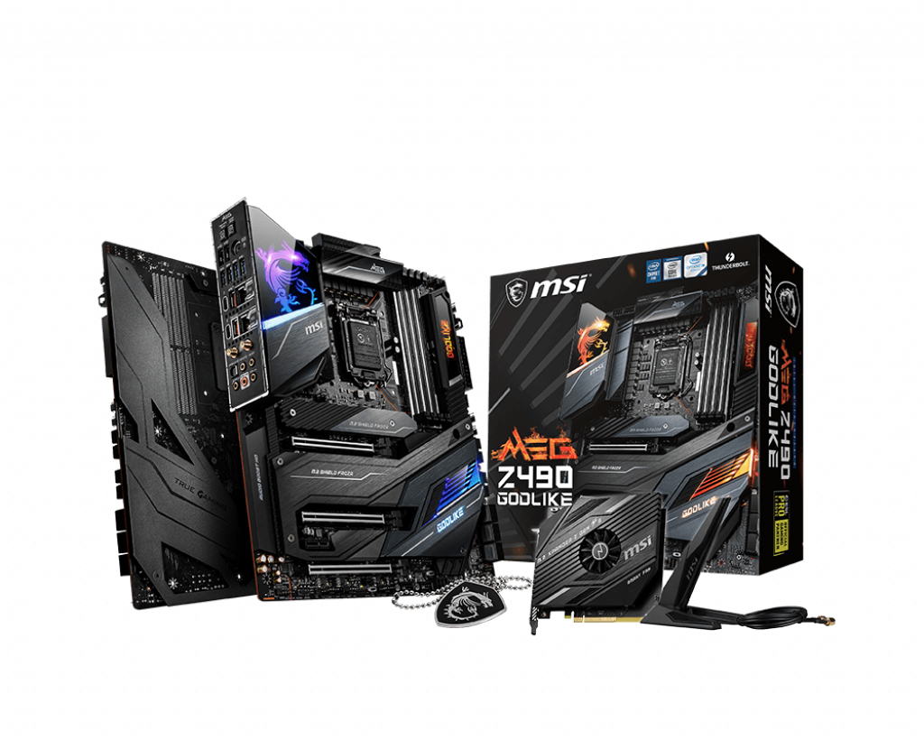 MSI MEG Z490 GODLIKE Motherboard Intel Z490 LGA 1200 Erweitertes ATX