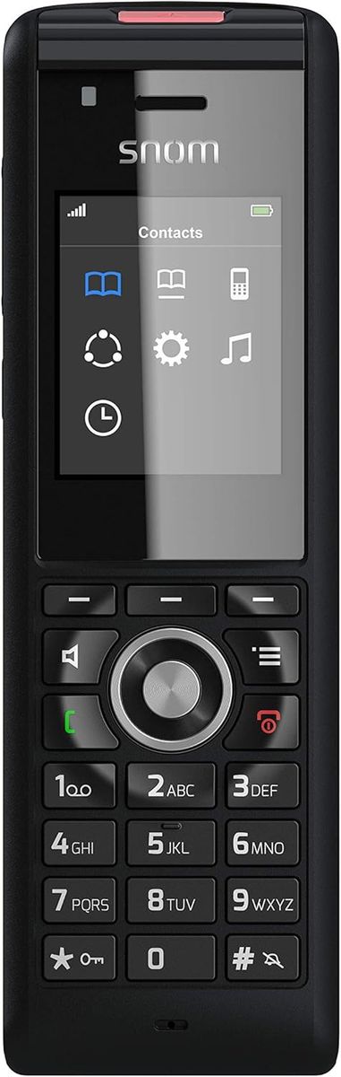 Snom M85 Industrial DECT-Mobilteil (2 “176 x 220 px TFT, Alarmschlüssel, 3,5-mm-Headset-Buchse, Vibrationsalarm, beleuchtete Tasten, IP65, Bluetooth), Schwarz
