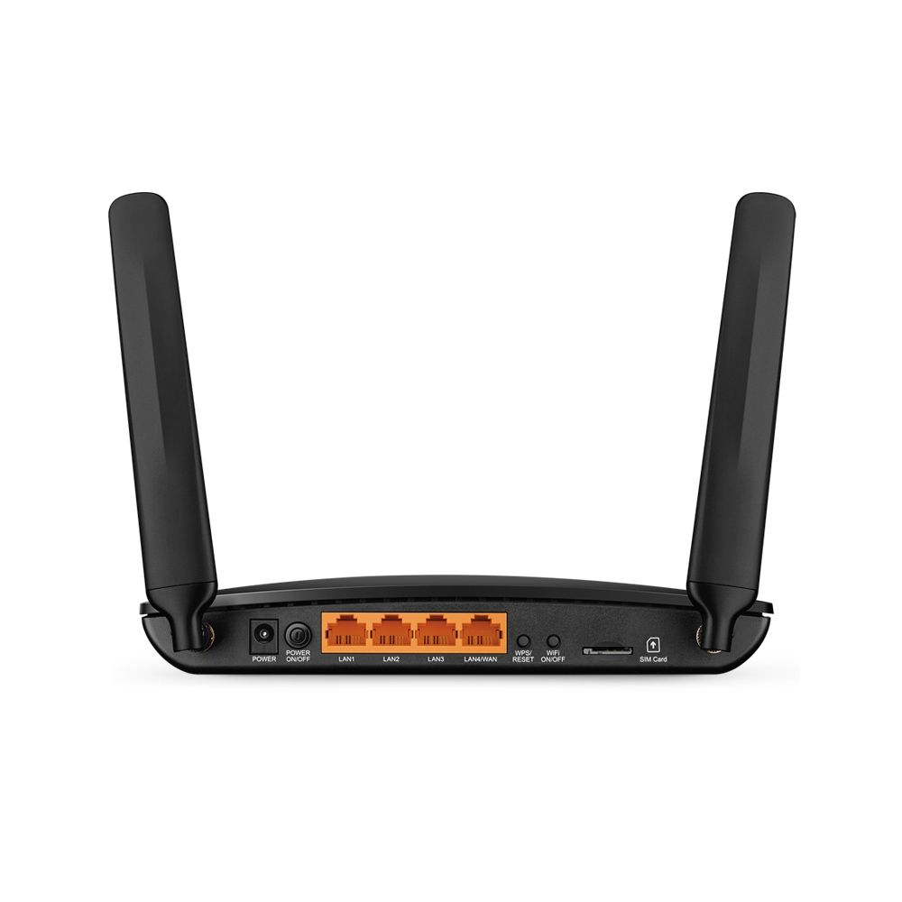 TP-Link Archer MR400 AC1200 4G/LTE Mobilfunk-Router, Dual-Band 2,4/5 GHz, MicroSIM, 3x LAN, Ethernet-WAN, 12 V DC, v5.0, EU