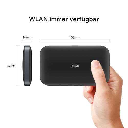 HUAWEI E5783 Mobile WiFi 3 Mobiler 4G Hotspot, LTE Cat7, bis 300 Mbit/s Download / 100 Mbit/s Upload, Dual-Band WLAN, 1500 mAh Akku