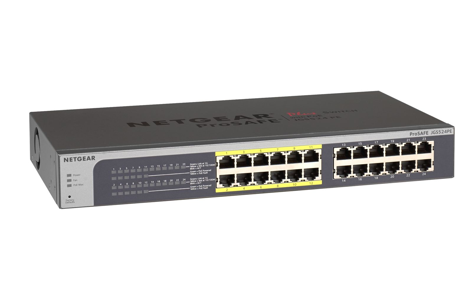 Netgear ProSAFE Plus 24-Port-Switch PoE