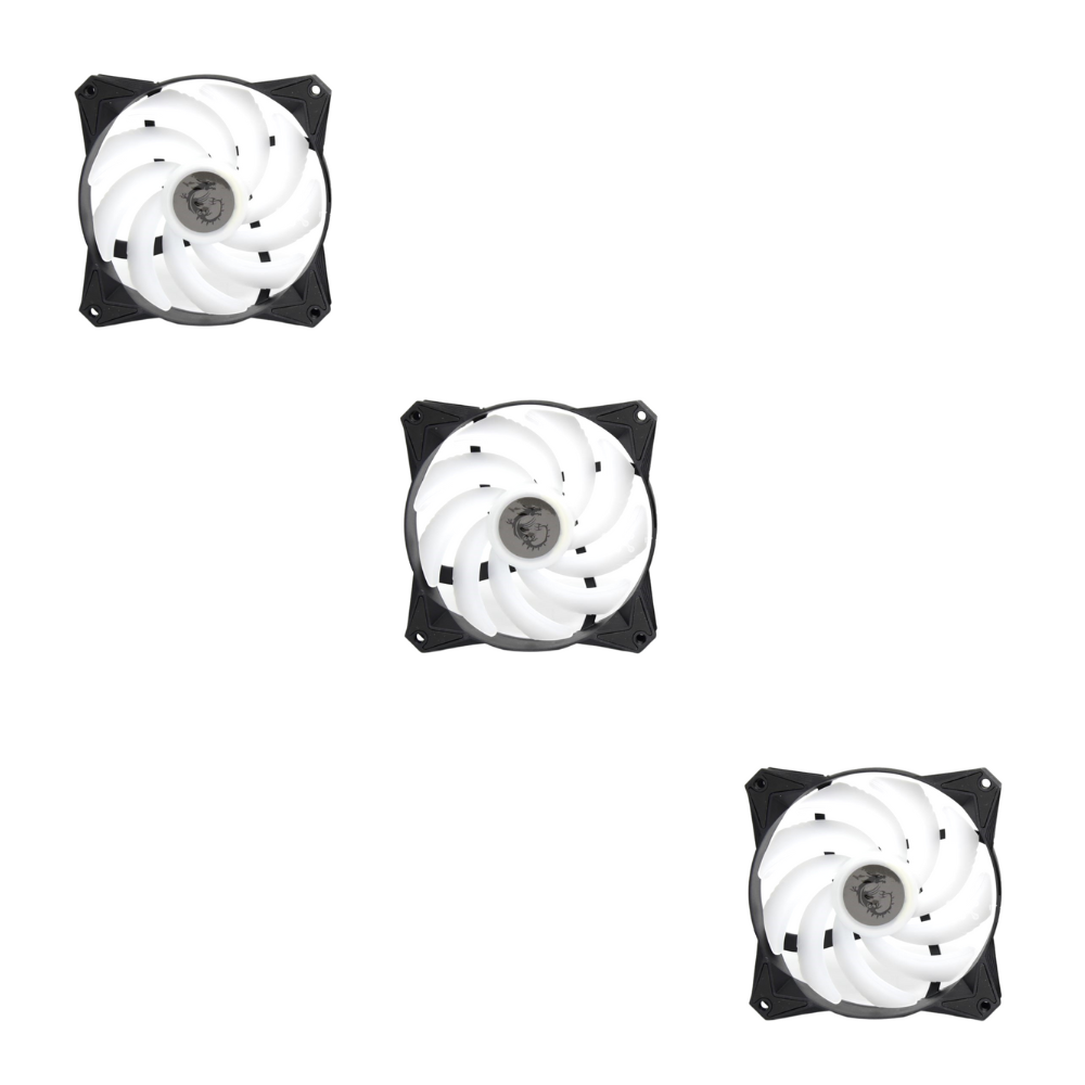 MSI APA1225M12 120mm ARGB Case Fan 500-2000 rpm for MAG Coreliquid 240R 360R 3er