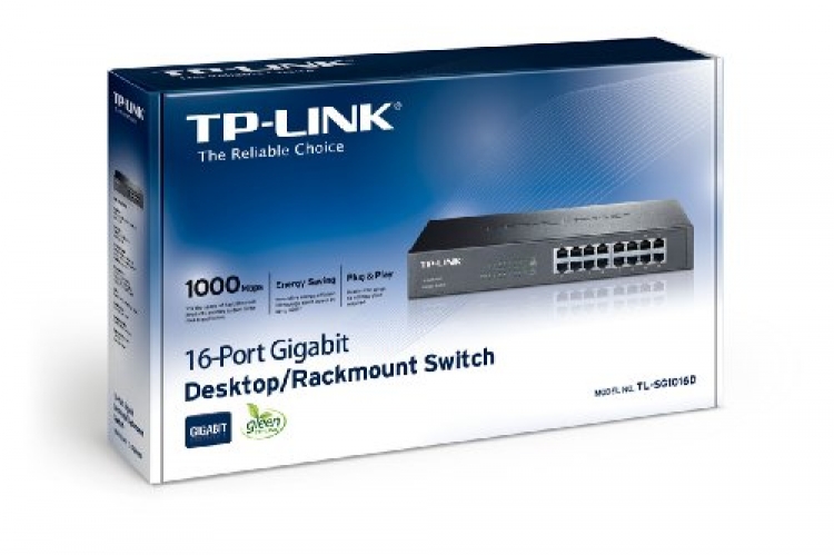 TP-Link 16-Port Gigabit Desktop/Rackmount Switch Unmanaged