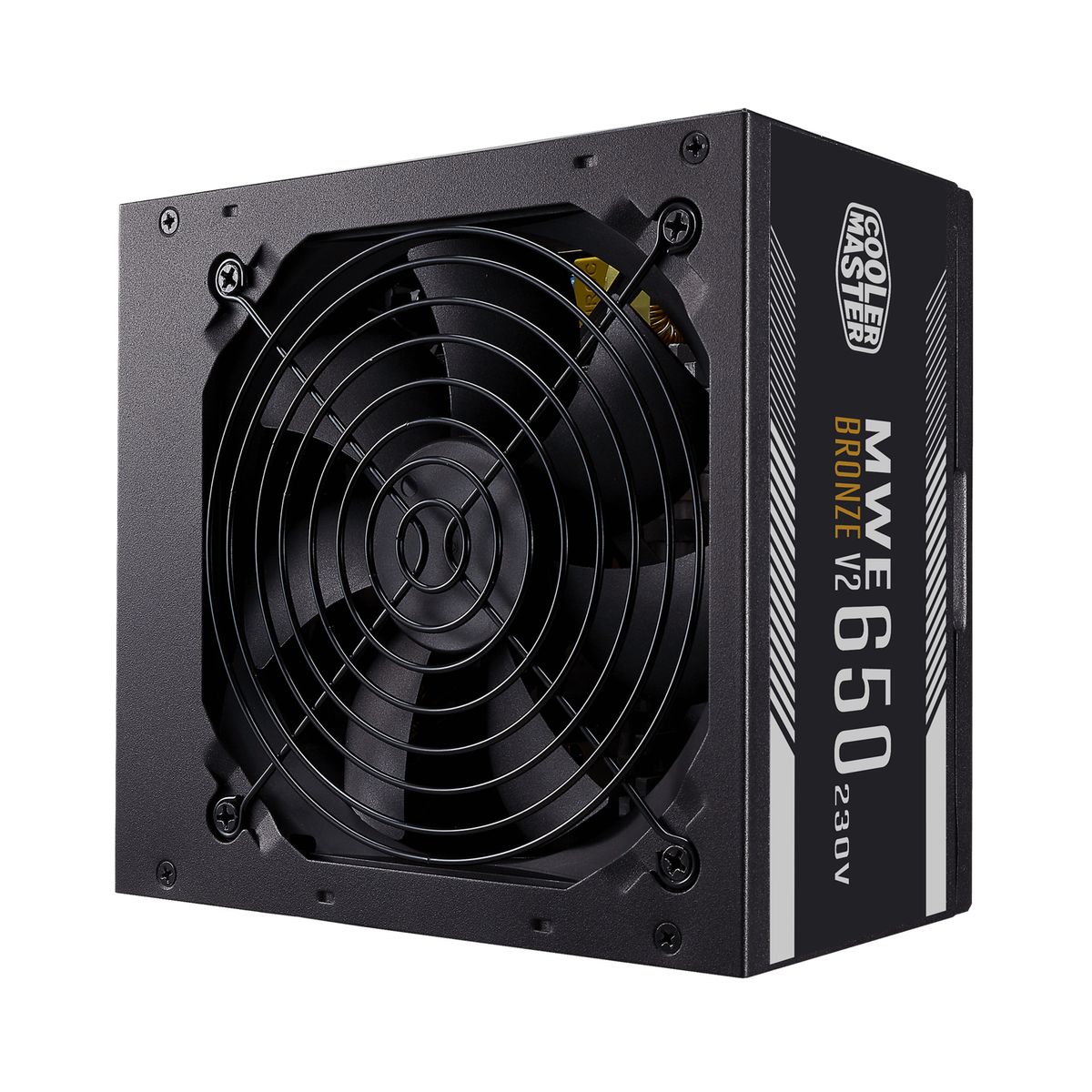 Cooler Master MWE 650 Bronze V2 650 W ATX-Netzteil, 80 PLUS Bronze, Nicht-modular, 24-pin ATX, 6x SATA, 4x PCIe (6+2pin), 12 cm Lüfter, EU