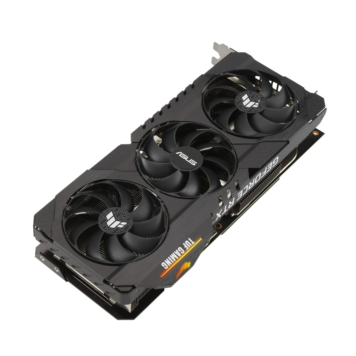 ASUS TUF Gaming GeForce RTX 3080 O12G GAMING, 12 GB GDDR6X, PCIe 4.0, HDMI 2.1 (2x), DisplayPort 1.4a (3x), 2x 8‑Pin, 2,7‑Slot, 3x Lüfter