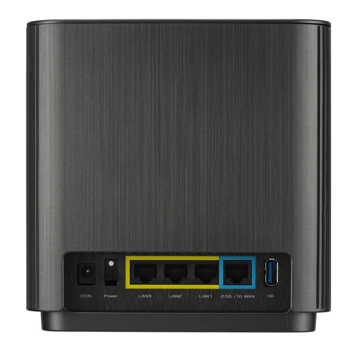 ASUS 90IG0740-MO3B30 ZenWiFi XT9 AX7800 Mesh-System 2er Set Schwarz Tri-Band Wi‑Fi 6 (802.11ax) 7800 Mbit/s 2.5G WAN LAN-Aggregation