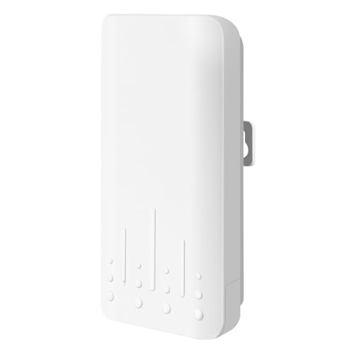 HENLSON WiFi Repeater Outdoor WLAN Verstärker, Wetterfest IP65, 2.4 GHz 300 Mbit/s, AP-Modus, Eingebaute Antenne, PoE, EU