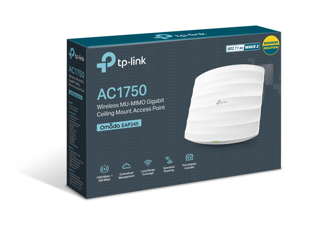 TP-Link Omada EAP245 1750 Mbit/s Weiß Power over Ethernet (PoE)