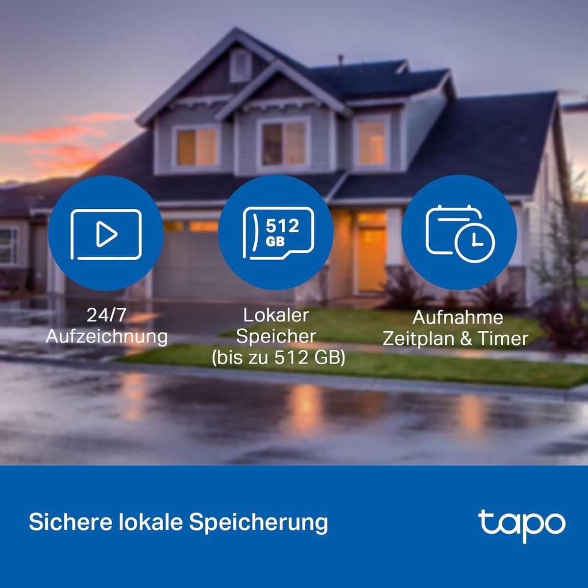 TP-Link Tapo C500 Dome IP-Sicherheitskamera Draußen 1920 x 1080 Pixel Zimmerdecke