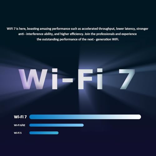 GLOTRENDS BE8774 Wi‑Fi 7 PCIe Netzwerkkarte, Intel BE200NGW, 802.11be, Bluetooth 5.4, bis 5,8 Gbit/s, 320 MHz, Low-Profile, nur Windows 11 24H2+