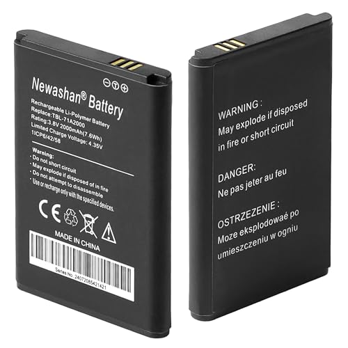 NEWASHAN TBL-71A2000 Akku 3,8 V 2000 mAh Li-Polymer, Ersatz für TP-Link M7350 M7300 M7200 M7000 M5350 M5250 TL-TR761 TL-TR861