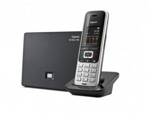 Gigaset S850A GO DECT-Telefon Platin Anrufer-Identifikation