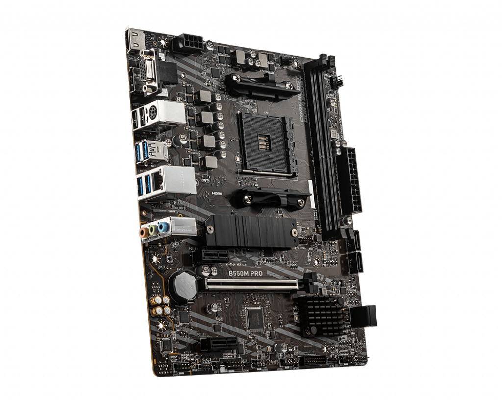 MSI B550M PRO Motherboard AMD B550 Socket AM4 micro ATX