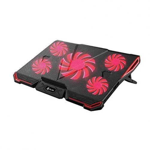 Klim Cyclone 5 Gaming Laptop Kühler & Ständer für PC Mac PS4 Xbox schwarz rot