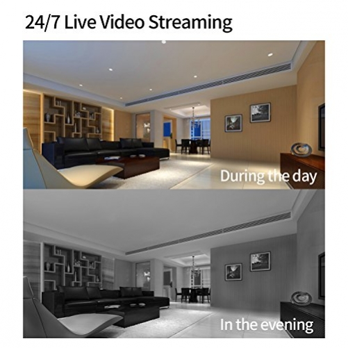 Nexgadget IP Security Camera HD Wi-Fi Bewegungserkennung Nachtsicht