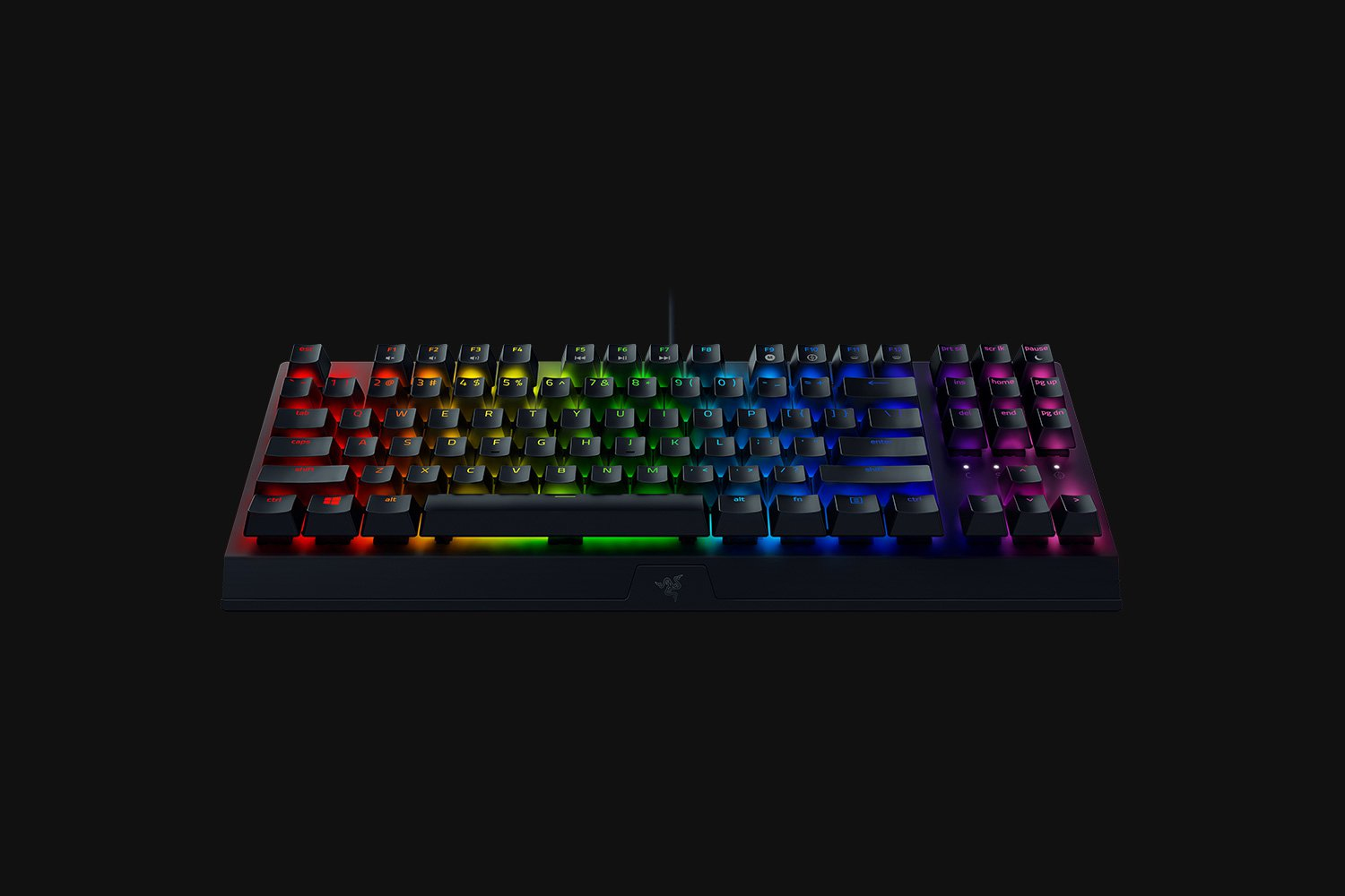 Razer BlackWidow V3 TKL Gaming Keyboard Yellow Switches Chroma RGB USA Layout QWERTY ISO