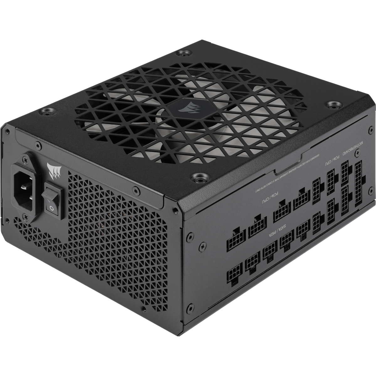 Corsair RMx Shift RM1200x SHIFT Netzteil 1200 W ATX 24-pin 80 PLUS Gold Vollmodular 14 cm Lüfter Schwarz EU Stecker