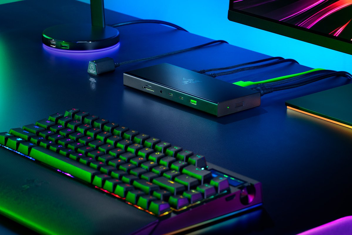 Razer laptop-dockingstation & portreplikator Kabelgebunden USB 3.2 Gen 1 (3.1 Gen 1) Type-C Schwarz