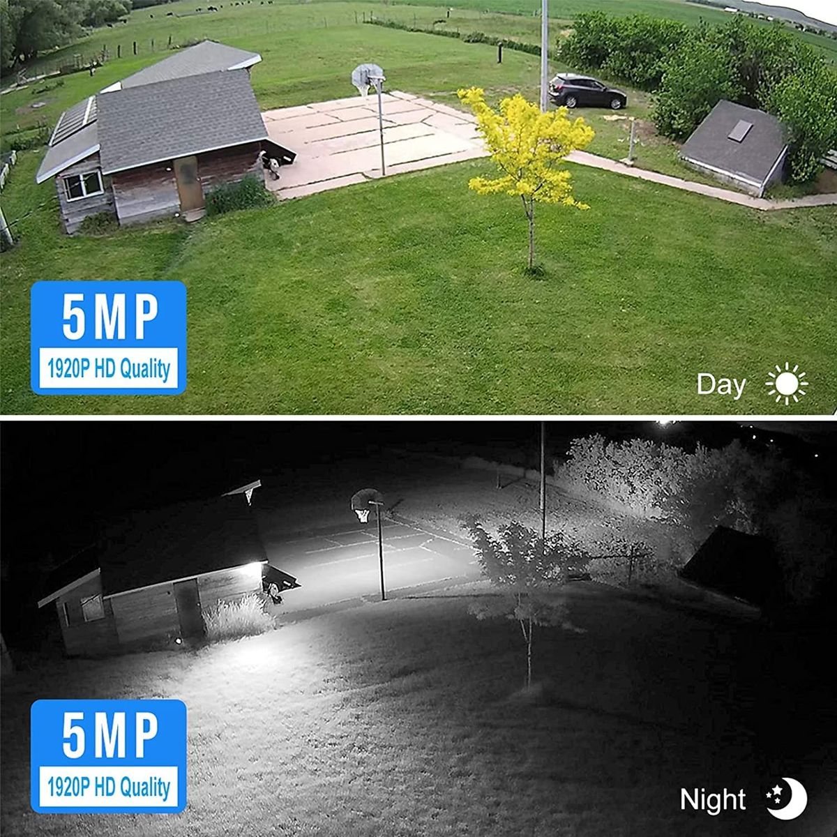 JideTech 5MP PTZ Wi-Fi Überwachungskamera Aussen 360° Dome Auto Tracking IP Kamera,20x optischer Zoom,Eingebautes Zwei Wege Audio,Humanoide Bewegungserkennung 70M IR Nachtsicht Eingebauter SD-Kartenschlitz Single