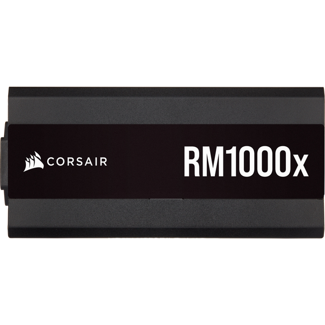Corsair RM1000x 1000 W PC-Netzteil, vollständig modular, ATX, 80 PLUS Gold, 135 mm Lüfter, 20+4 Pin, 8×6+2 Pin PCIe, Schwarz