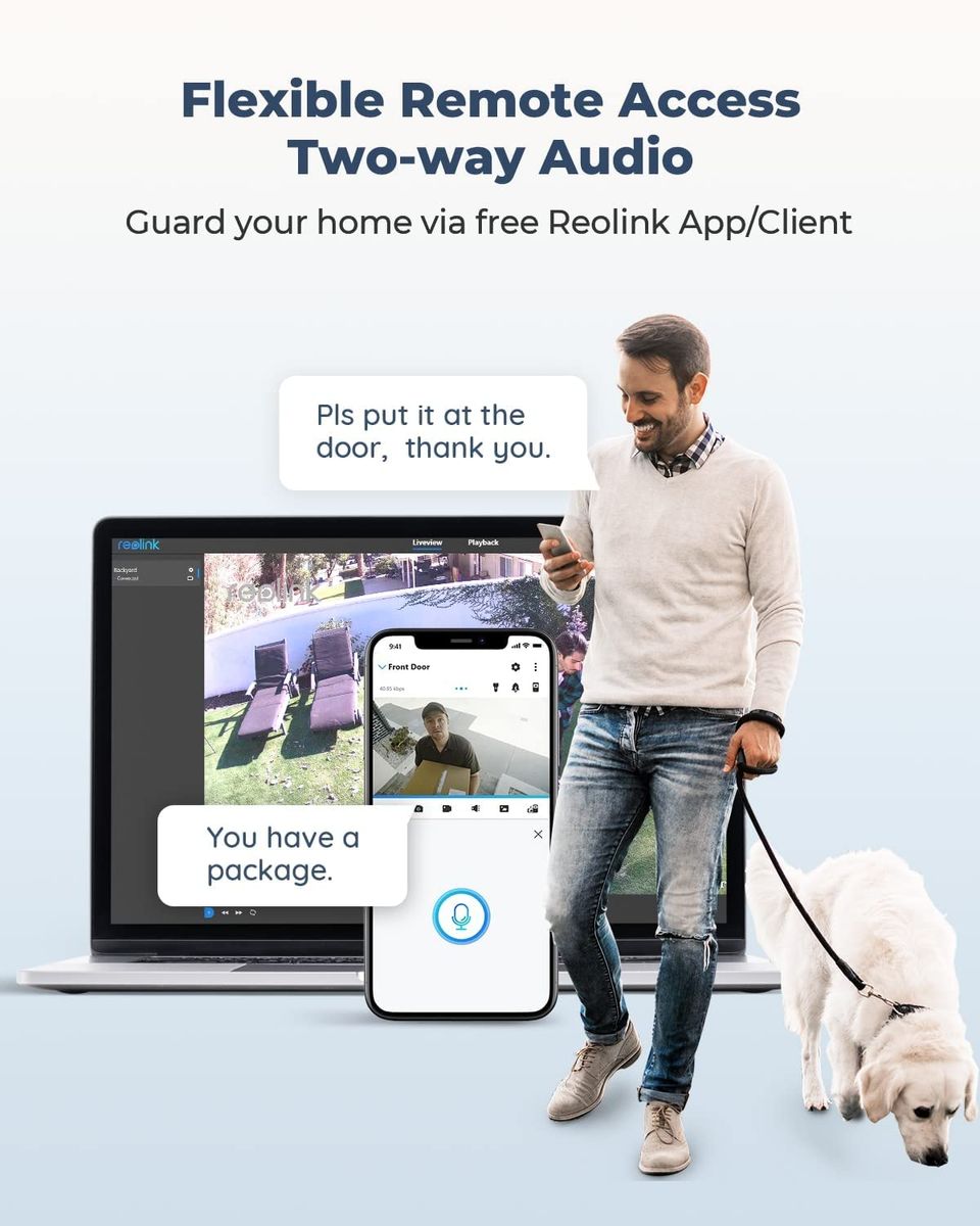 Reolink 2K 4MP PTZ Überwachungskamera Aussen Akku mit 2,4GHz&5GHz WLAN, 355°/140° Schwenkbar, Smarte Erkennung, 2-Wege-Audio, Arbeitet mit Alexa/Google Assistant/Cloud, Argus PT 4MP(Schwarz) Argus PT 2K-Schwarz