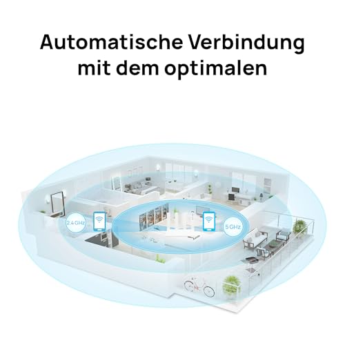 Huawei WS7100 V4 Router, Wi‑Fi 6 (AX3000), 3000 Mbit/s, 160 MHz, Dual-Band, HarmonyOS Mesh, Gigabit LAN, ohne DSL, EU Stecker