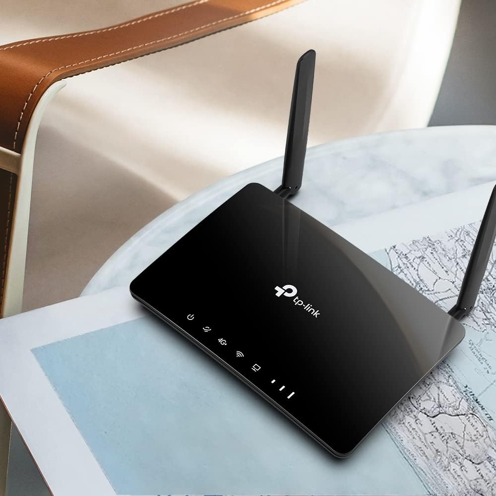 TP-Link Archer MR550 LTE Router, 4G+ Router unterstützt SIM Karten, 4G+ Cat6 bis zu 300Mbps, WLAN Dual-Band AC1200, Gigabit-LAN/WAN-Anschlüsse, Plug and Play