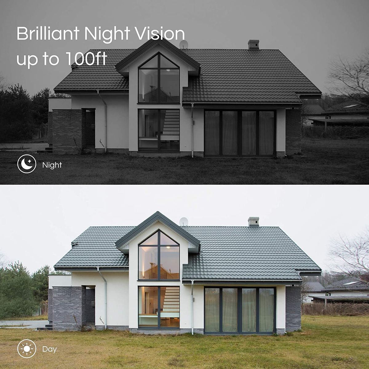 EZVIZ by HIKVISION CTQ3W 1080P WiFi IP Camera, IP66 Weatherproof, Outdoor Security Camera with Siren and Light Alarm, 2-Way Audio, 30 Metre Night Vision, LAN Port, Motion Sensor