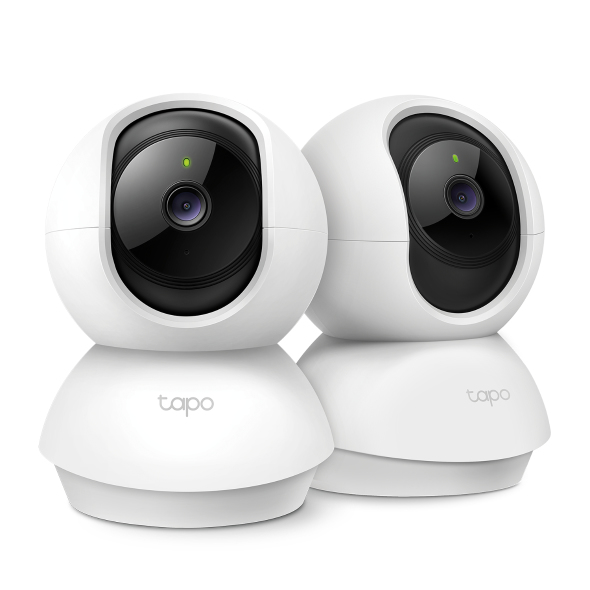 TP-Link Tapo C200P2 (2er-Pack) Sphärisch IP-Sicherheitskamera Drinnen 1920 x 1080 Pixel Tisch/Bank
