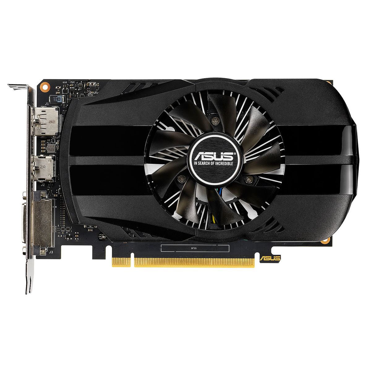 ASUS Phoenix PH-GTX1650-O4G Grafikkarte NVIDIA GeForce GTX 1650, 4 GB GDDR5, PCIe 3.0, HDMI, DisplayPort, DVI-D, 2-Slot, 190 mm