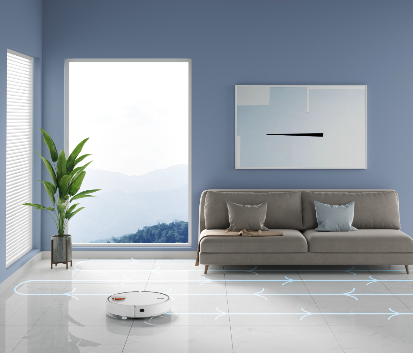 Xiaomi Mi Robot Vacuum - Mop 2 Pro Roboter-Staubsauger 0,45 l Beutellos Weiß