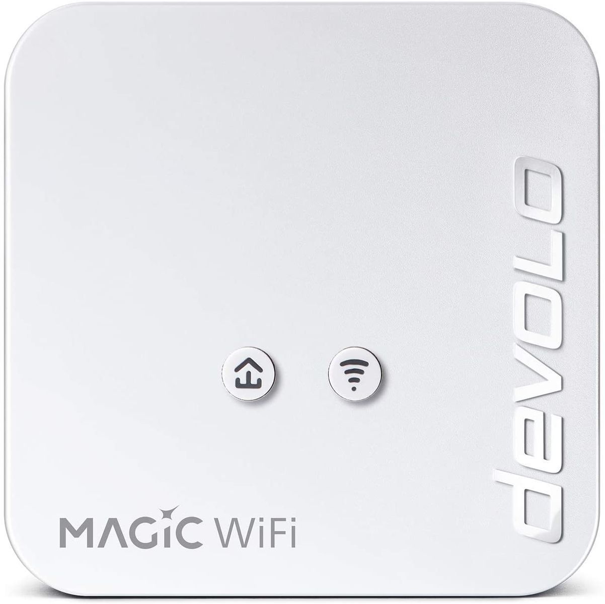 devolo Magic 1 - 1200 WiFi Mini-Starterkit, kompaktes Set, 2 Powerline-WiFi-Adapter für sicheres Heimnetzwerk (1200 Mbit/s, 1 x Fast Ethernet-LAN-Verbindung, Mesh-WLAN, G.hn-Technologie) Weiß