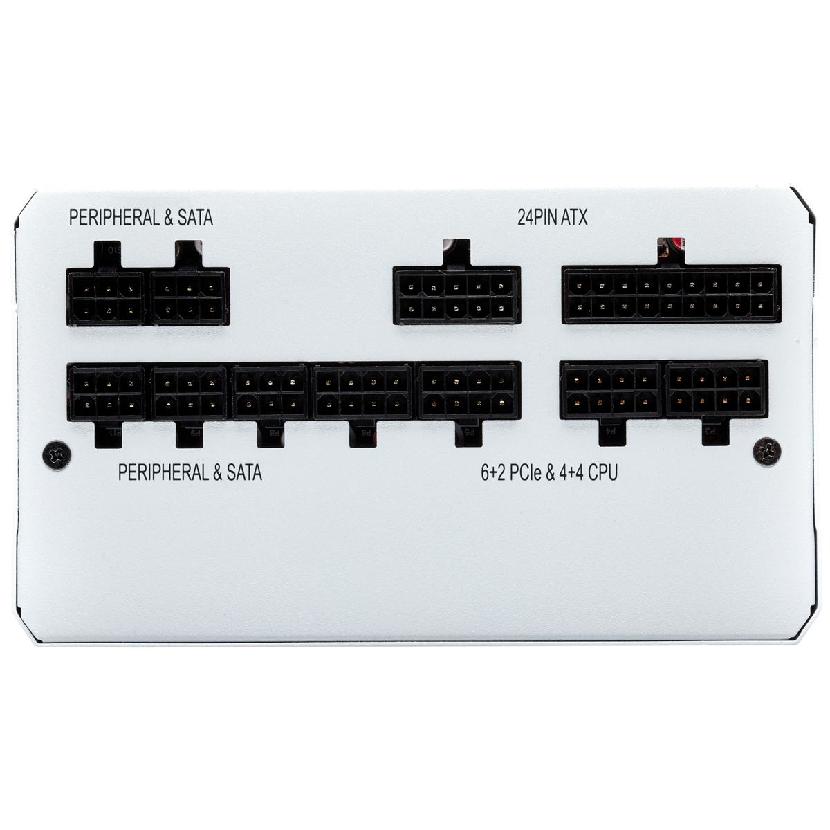 Corsair RM750x White Netzteil 750 W, Voll modular, 80 PLUS Gold, ATX 2.4, 20+4-pin, EPS 8-pin, 4x 6+2-pin, 135 mm Lüfter, Weiß