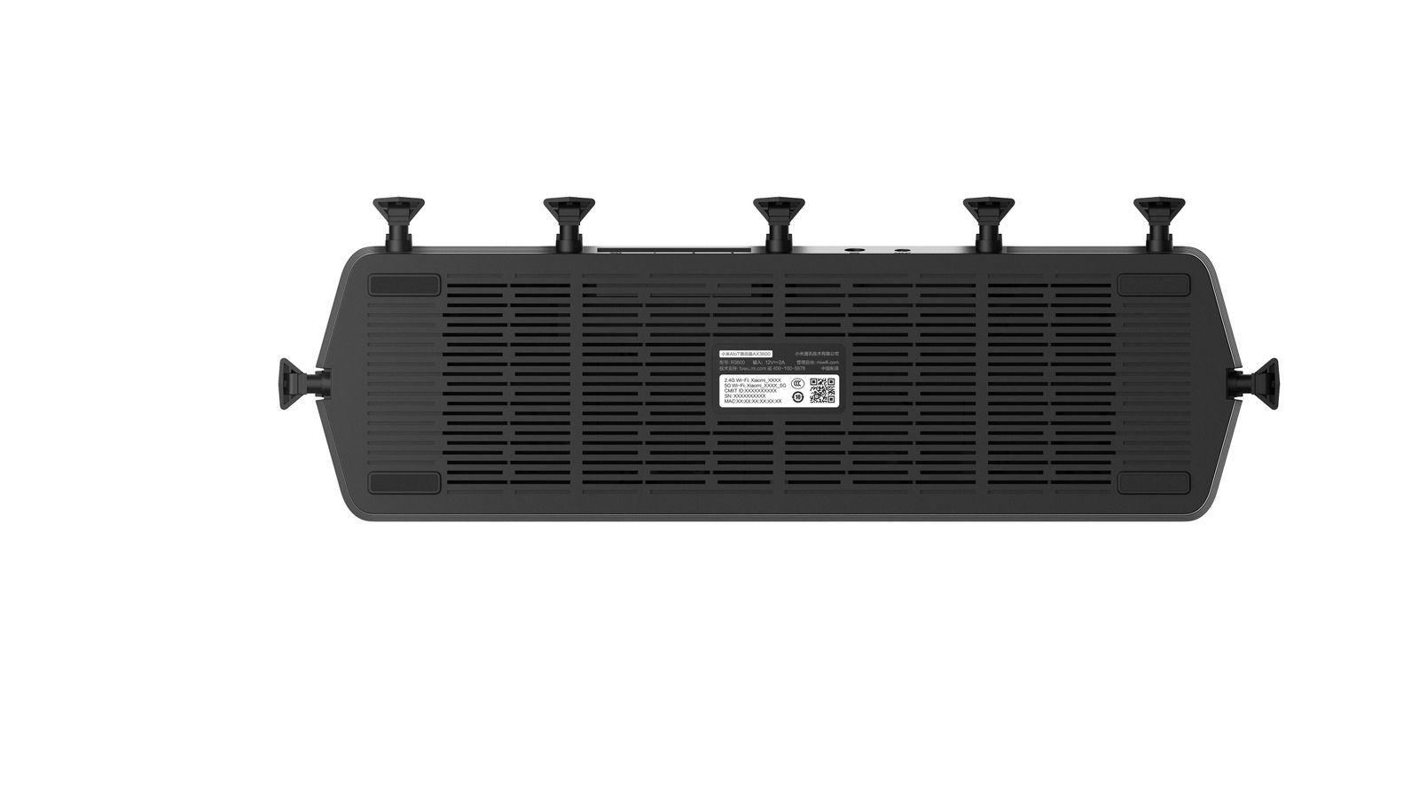 Xiaomi Mi AIoT Router AX3600 WLAN-Router Gigabit Ethernet Dual-Band (2,4 GHz/5 GHz) 4G Schwarz