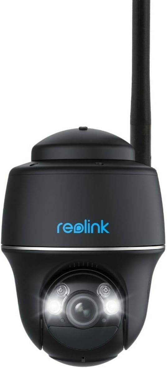 Reolink Argus PT 5MP Typ-C Überwachungskamera, WLAN, Außen & Innen, Nachtsicht, Optischer Zoom, Schwarz