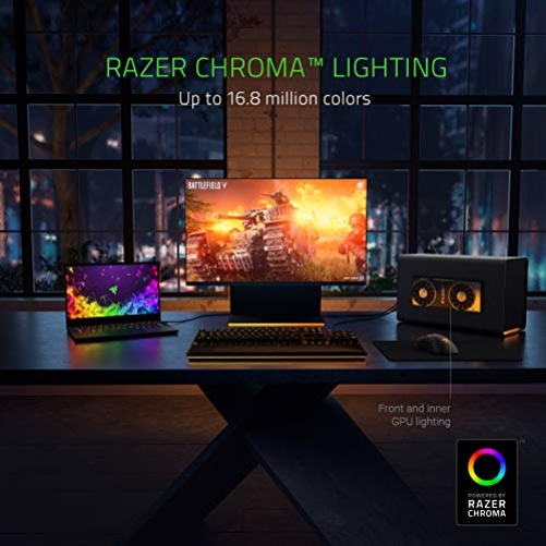 Razer Core X Chroma Externes Thunderbolt 3 Grafikkarten Gehäuse eGPU EU